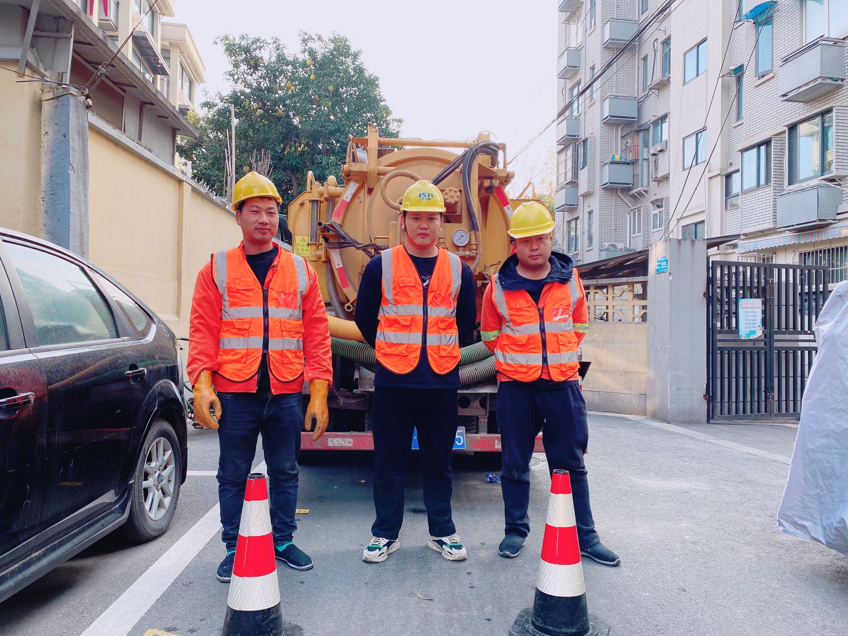 奋斗村南京某小区管道清淤检测施工
